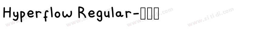 Hyperflow Regular字体转换